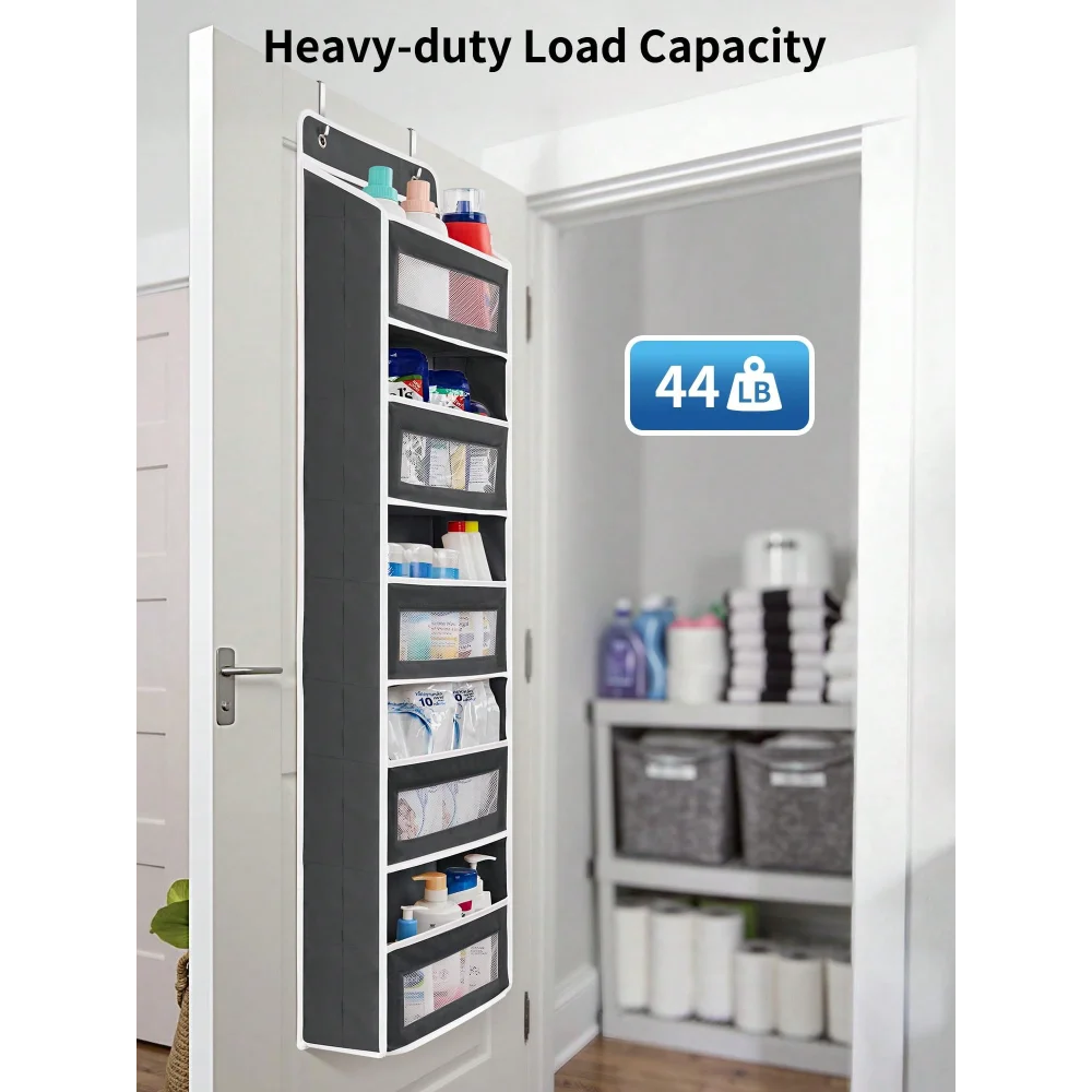 Nonwoven Door Organizer Rack With Five Layers For Hanging Storage