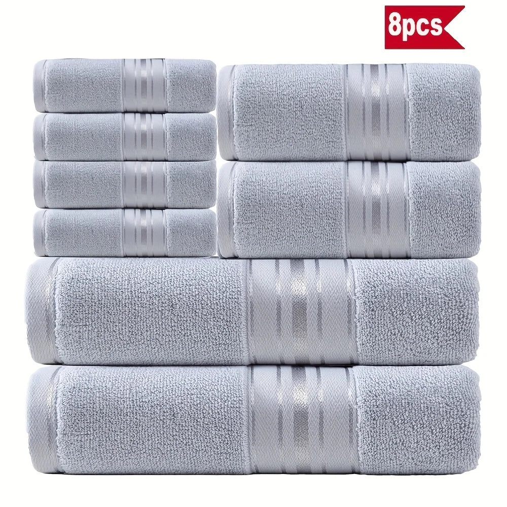 Majestic Plush 8 Piece Luxury Towel Set