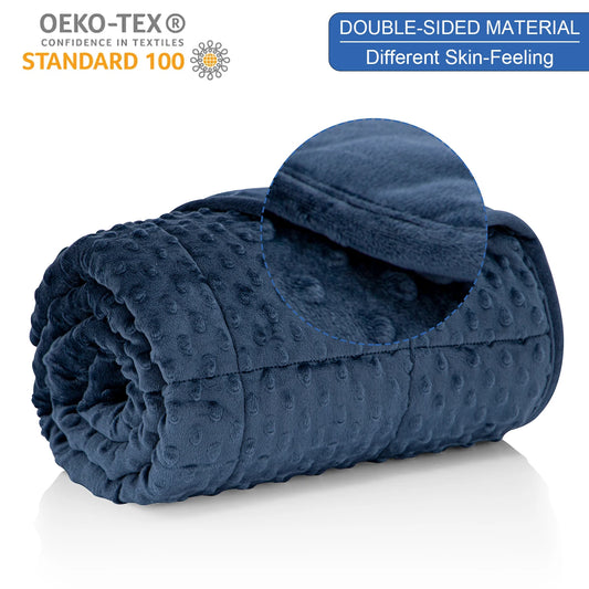 Huloo Sleep All Season Weighted Minky Throw Blanket
