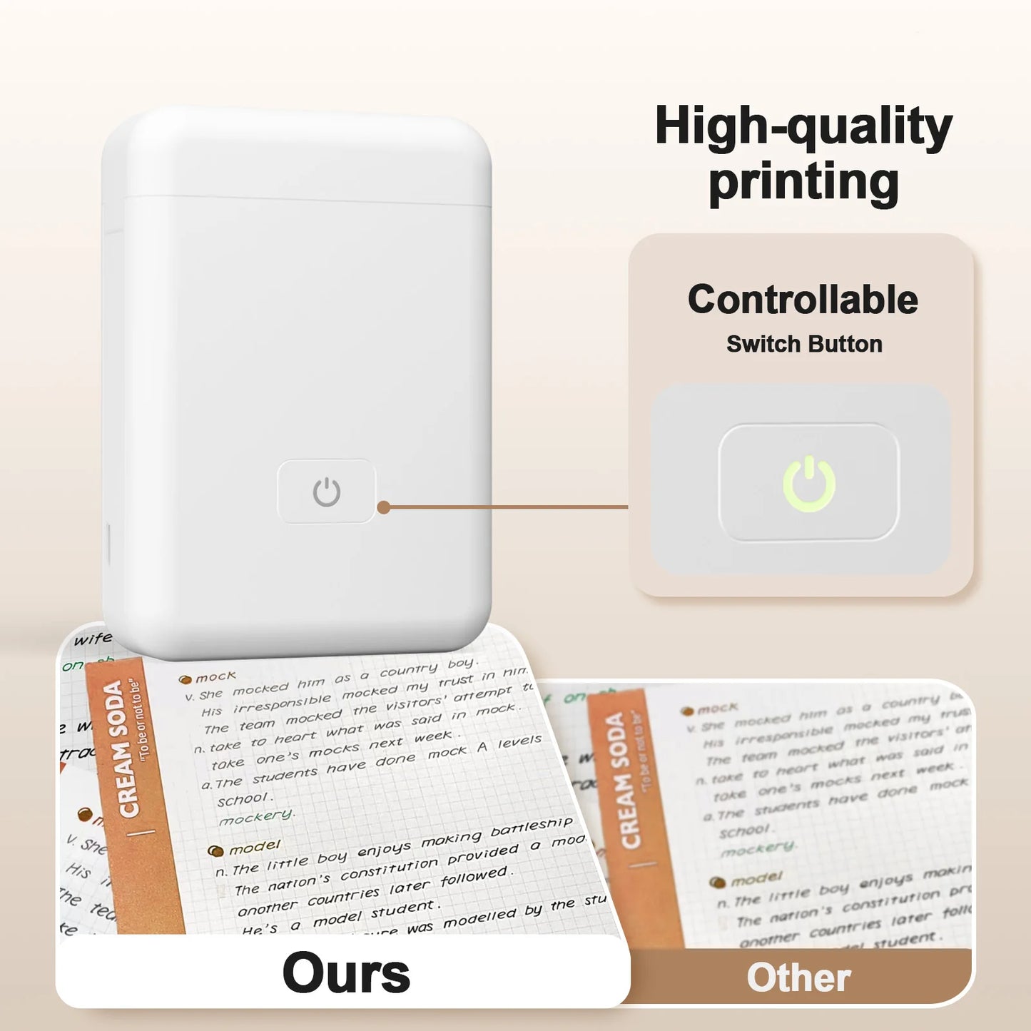 TakeYou Label Maker Bluetooth Printer for Home Office Organization