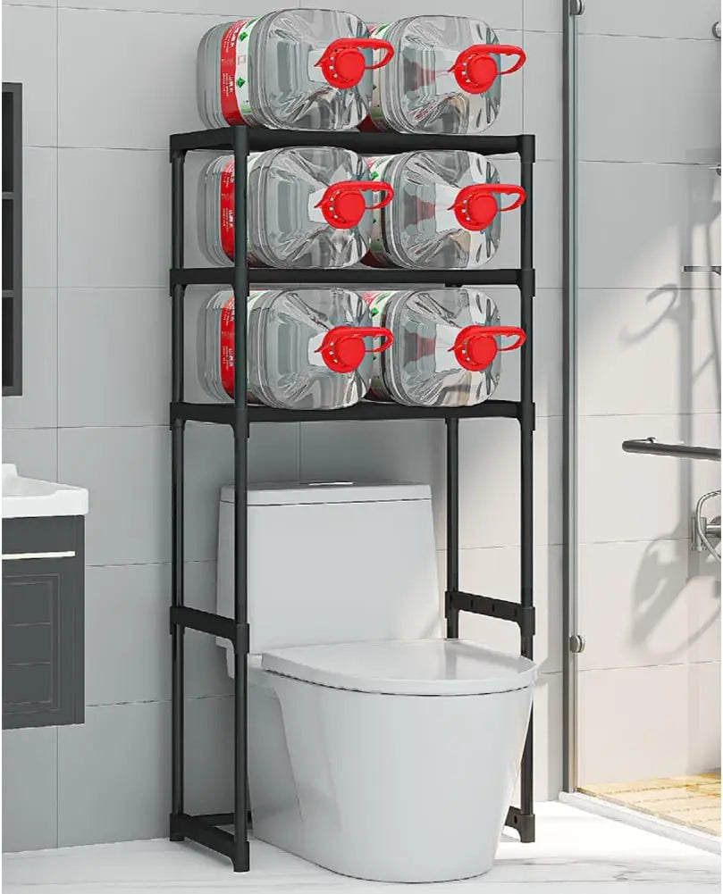 TWISTER.CK Over The Toilet Storage Cabinet 3-Tier Freestanding Organizer