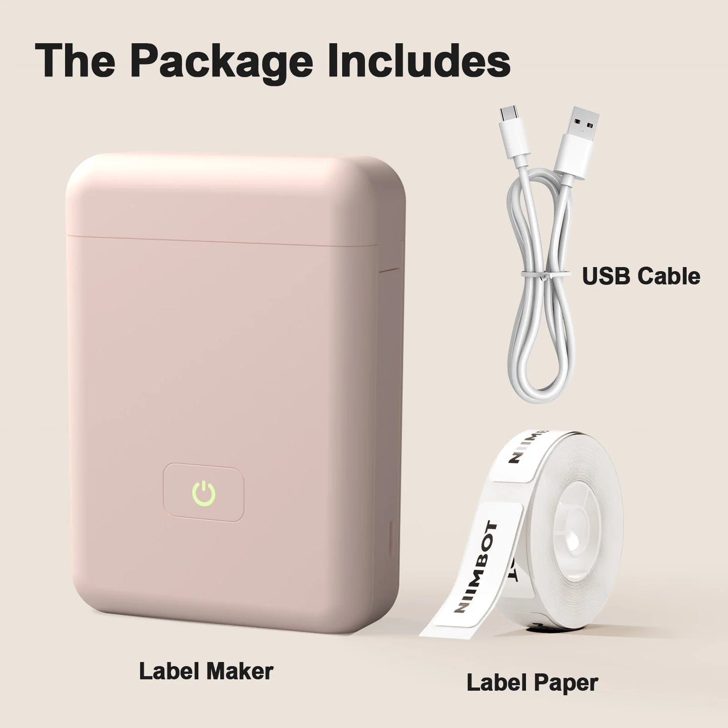 TakeYou Label Maker Bluetooth Printer for Home Office Organization