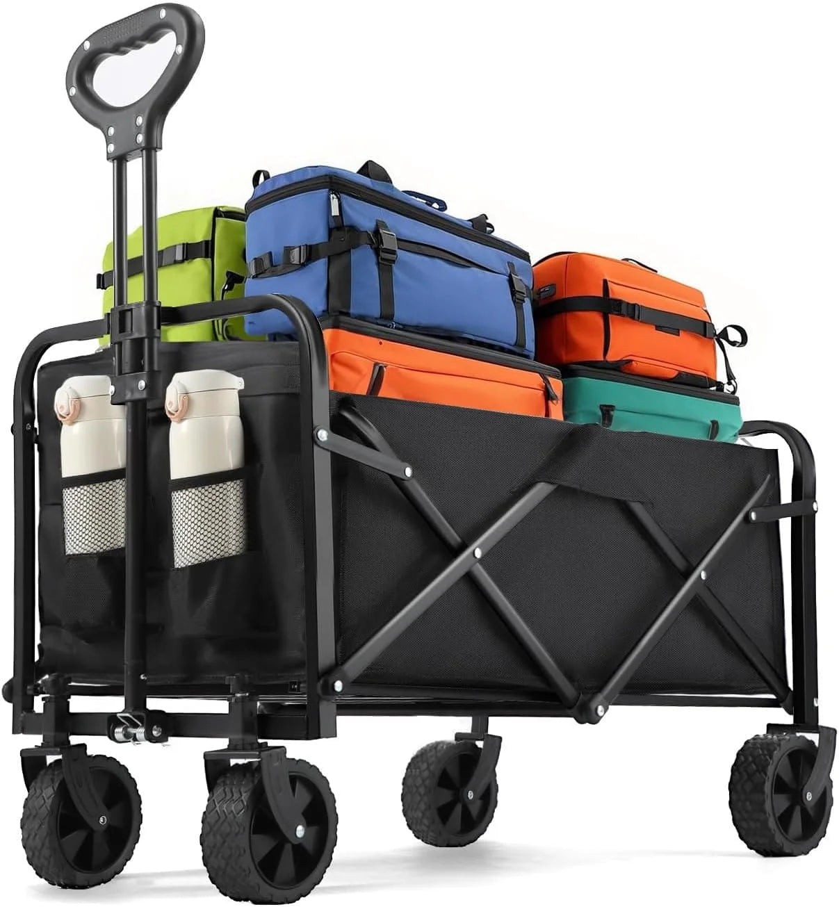 All-Terrain Folding Camping Wagon Hand Truck For Outdoor Gear Transport