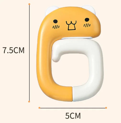 Portable Pink Handbag Hook For Desks And Offices