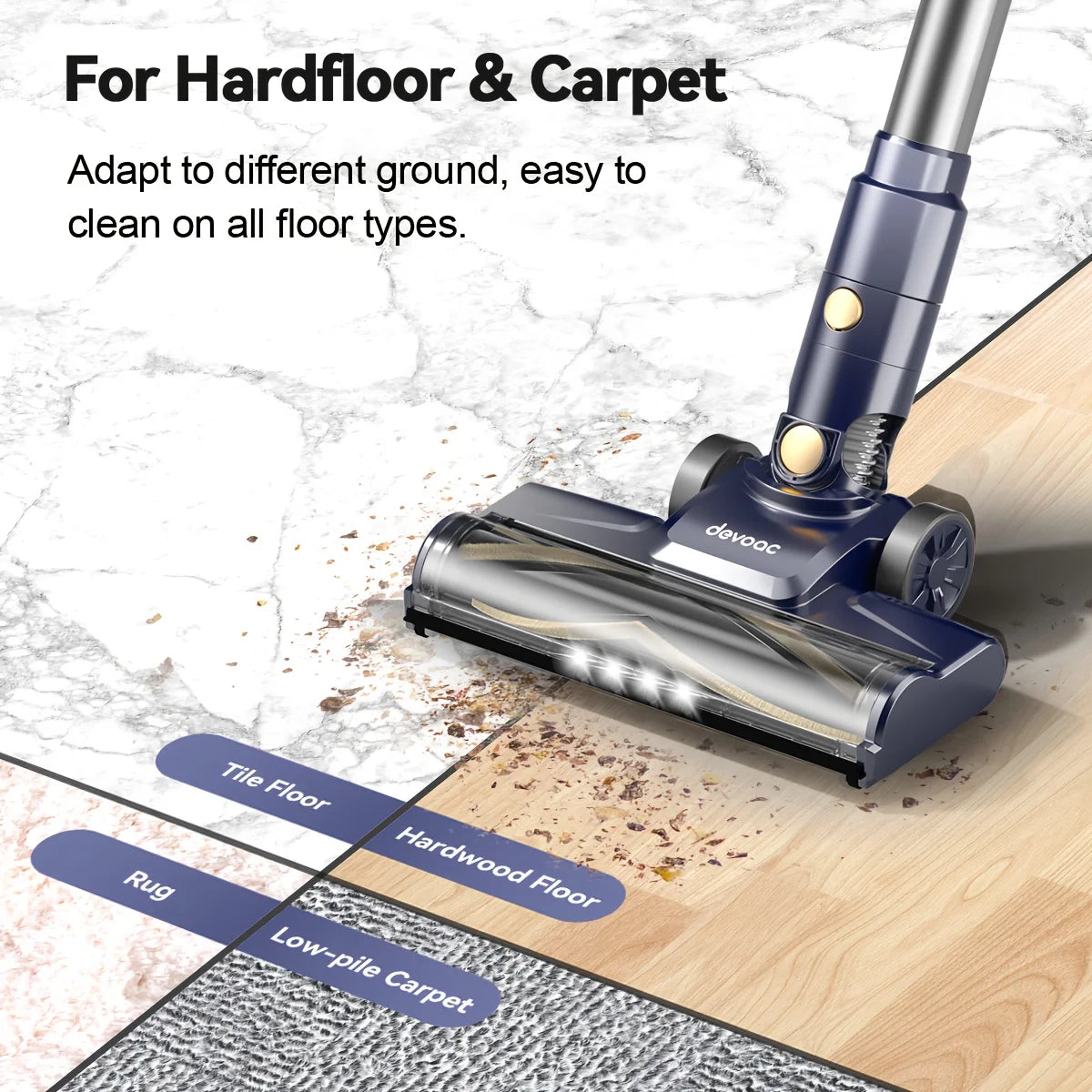 INSE I8 Corded Vacuum Cleaner 6in1 Lightweight For Pet Hair