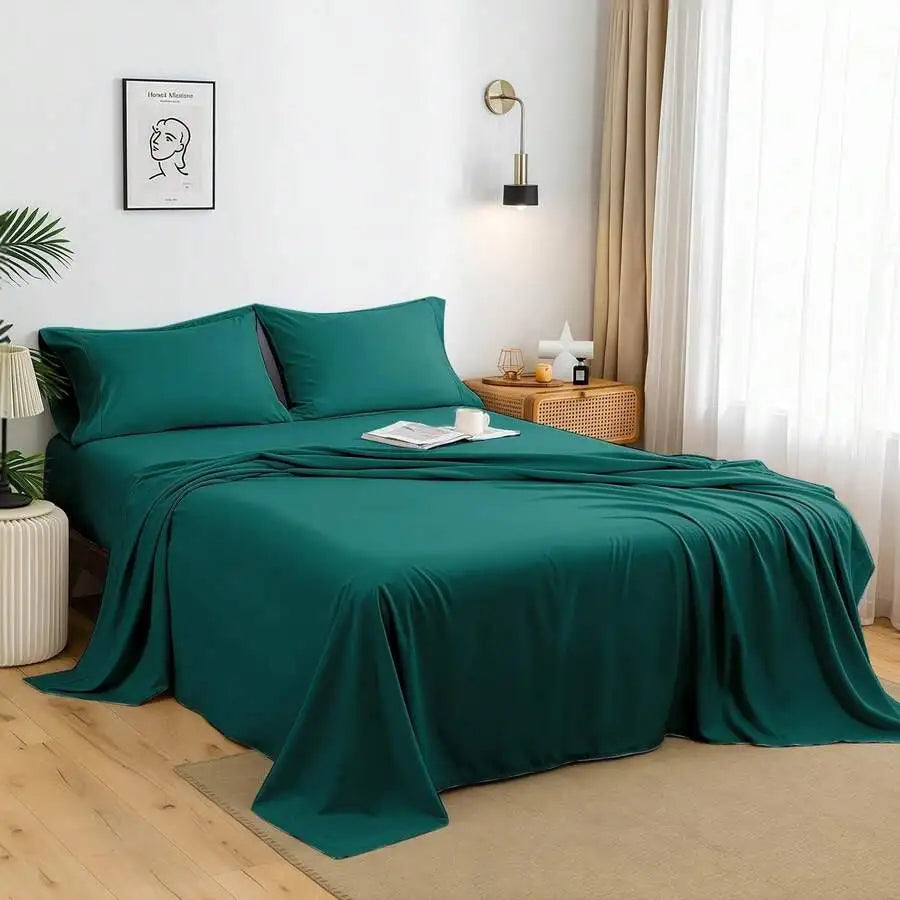 18 Inch Queen Sheets Deep Pocket 4 Piece Set
