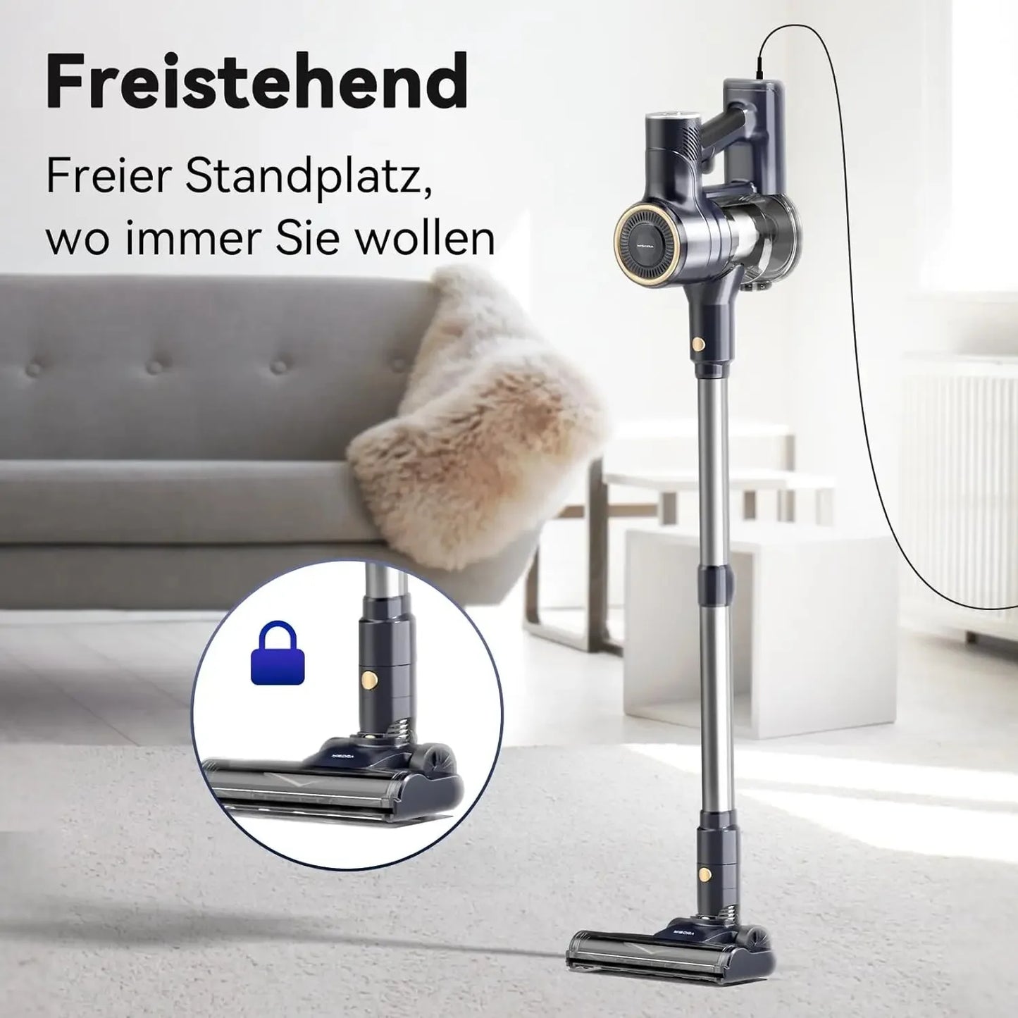INSE I8 Corded Vacuum Cleaner 6in1 Lightweight For Pet Hair
