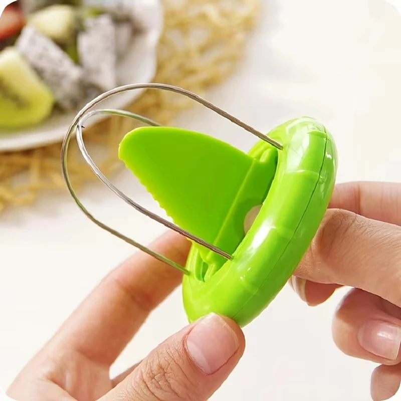 Stainless Steel Fast Fruit Kiwi Cutter Peeler Slicer