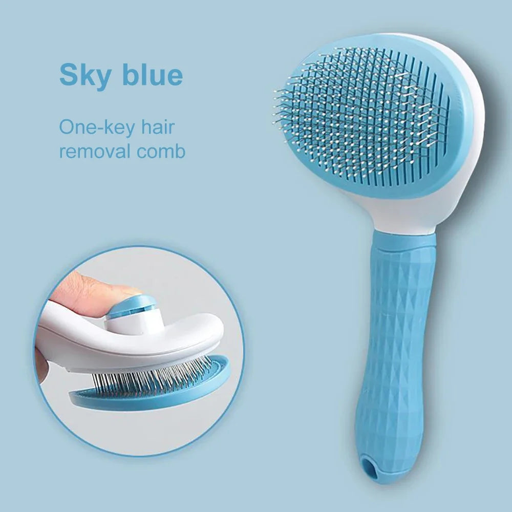 Dog Hair Remover Brush For Long Haired Pets Grooming Comb