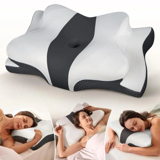 Odorless Cervical Neck Pillow for Pain Relief and Ergonomic Support