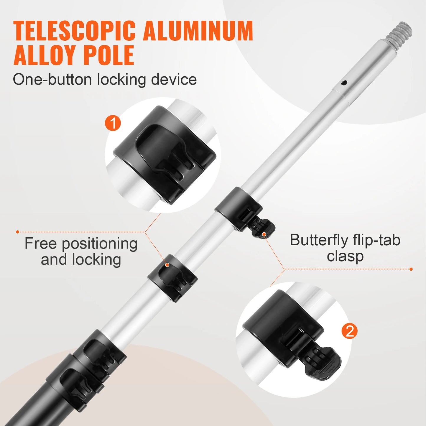 SucceBuy Extendable Pole Saw Pruner For Tree Branches