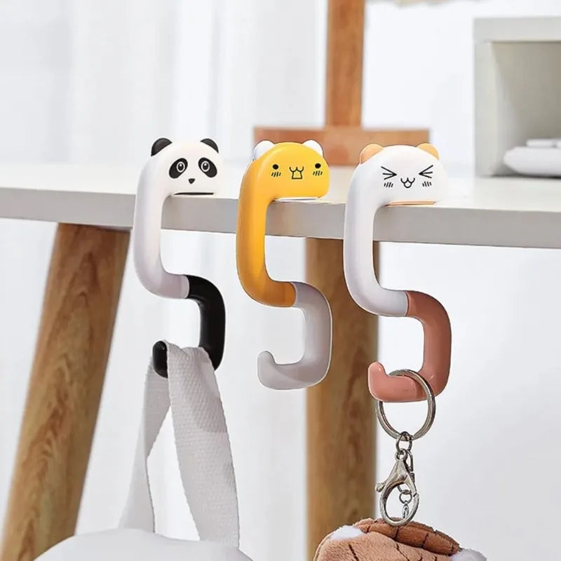 Portable Pink Handbag Hook For Desks And Offices