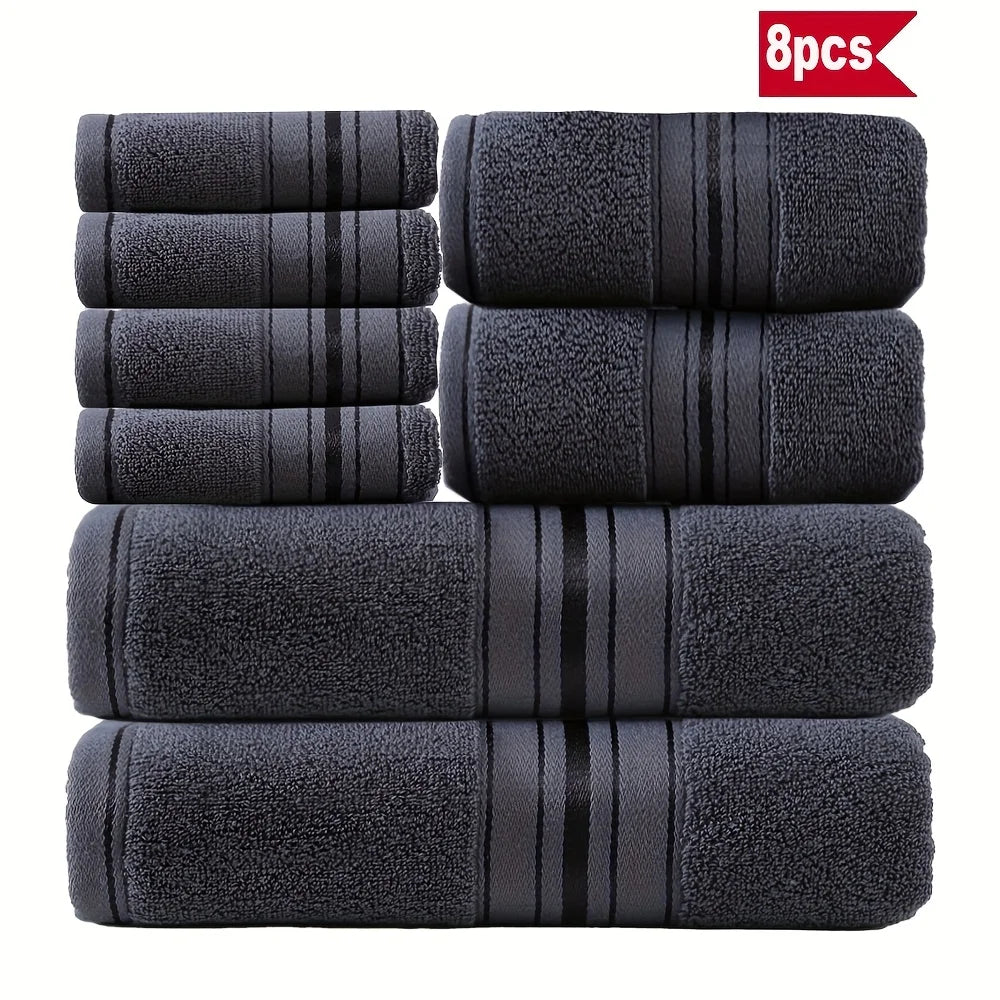 Majestic Plush 8 Piece Luxury Towel Set