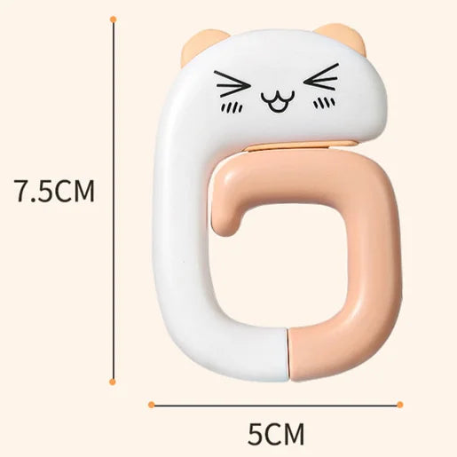 Portable Pink Handbag Hook For Desks And Offices