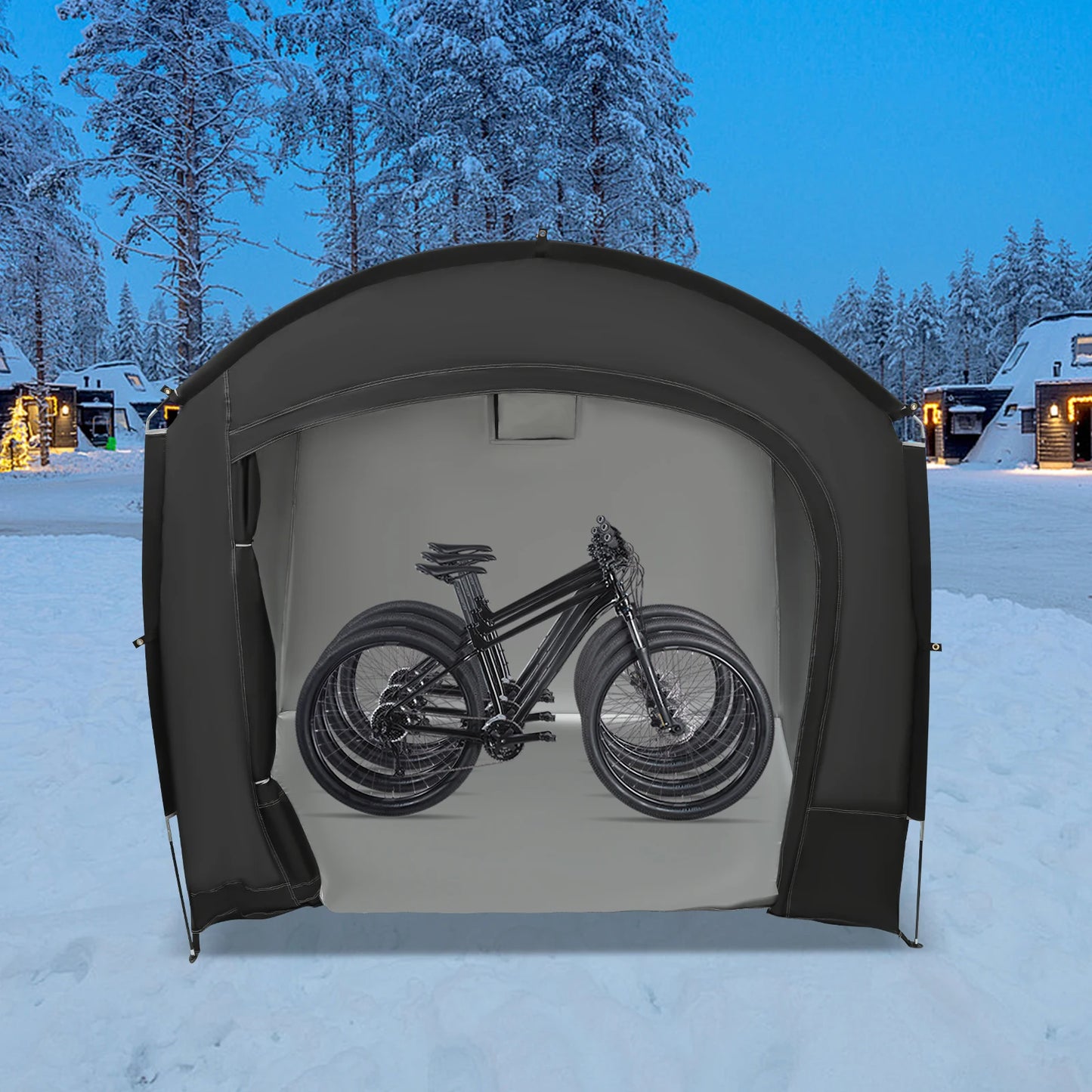 Portable Bike Shelter Waterproof Tent For One To Four Bikes