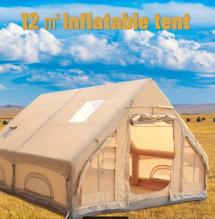 Inflatable Camping Tent With Skylight And Quick Airflow Breathable Mesh