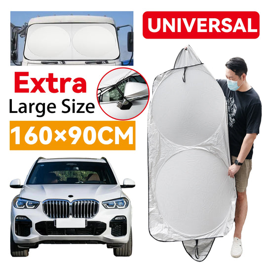 XUKEY Foldable Car Windshield Sunshade UV Reflective Front Window Protector