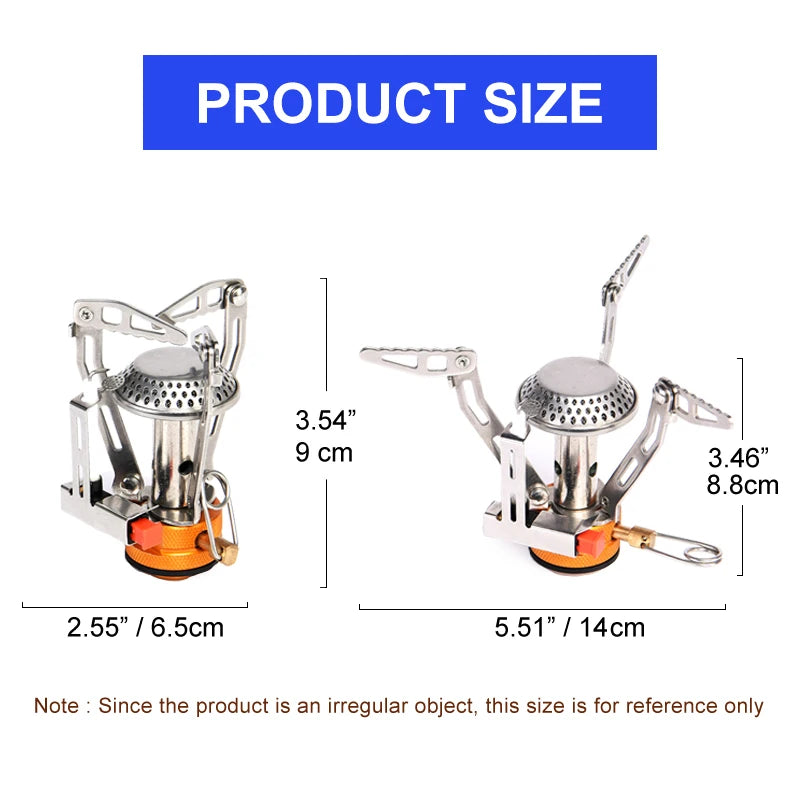 Widesea Camping Cookware Set Portable Stove Pot Cup For Three