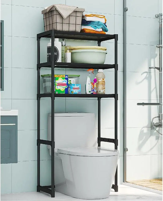 TWISTER.CK Over The Toilet Storage Cabinet 3-Tier Freestanding Organizer