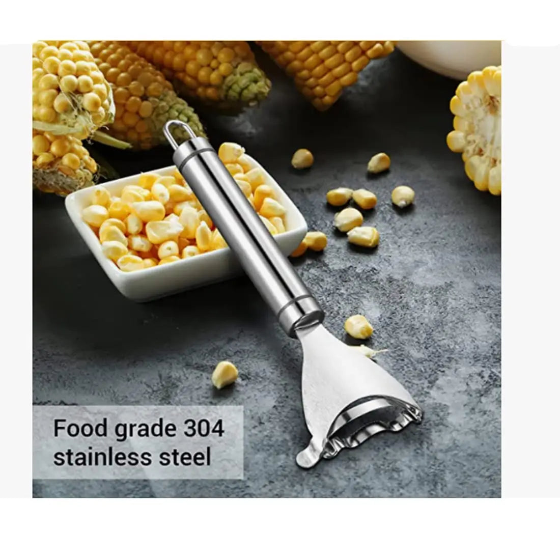 Stainless Steel Y-Shaped Corn Peeler For Kitchen Use