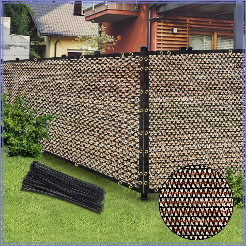 Privacy Fence Screen Mesh Shade Net For Garden Patio