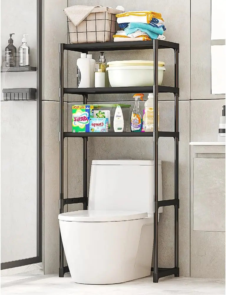 TWISTER.CK Over The Toilet Storage Cabinet 3-Tier Freestanding Organizer