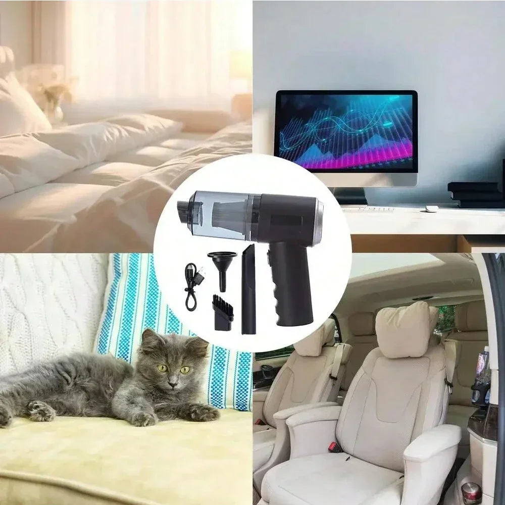 Wireless Vacuum Cleaner Dual Use For Home And Car 120W