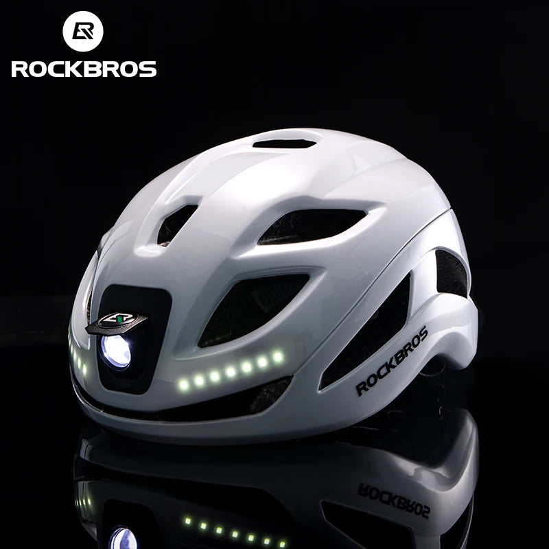 ROCKBROS Cycling Helmet Front Light Type C Charging LED