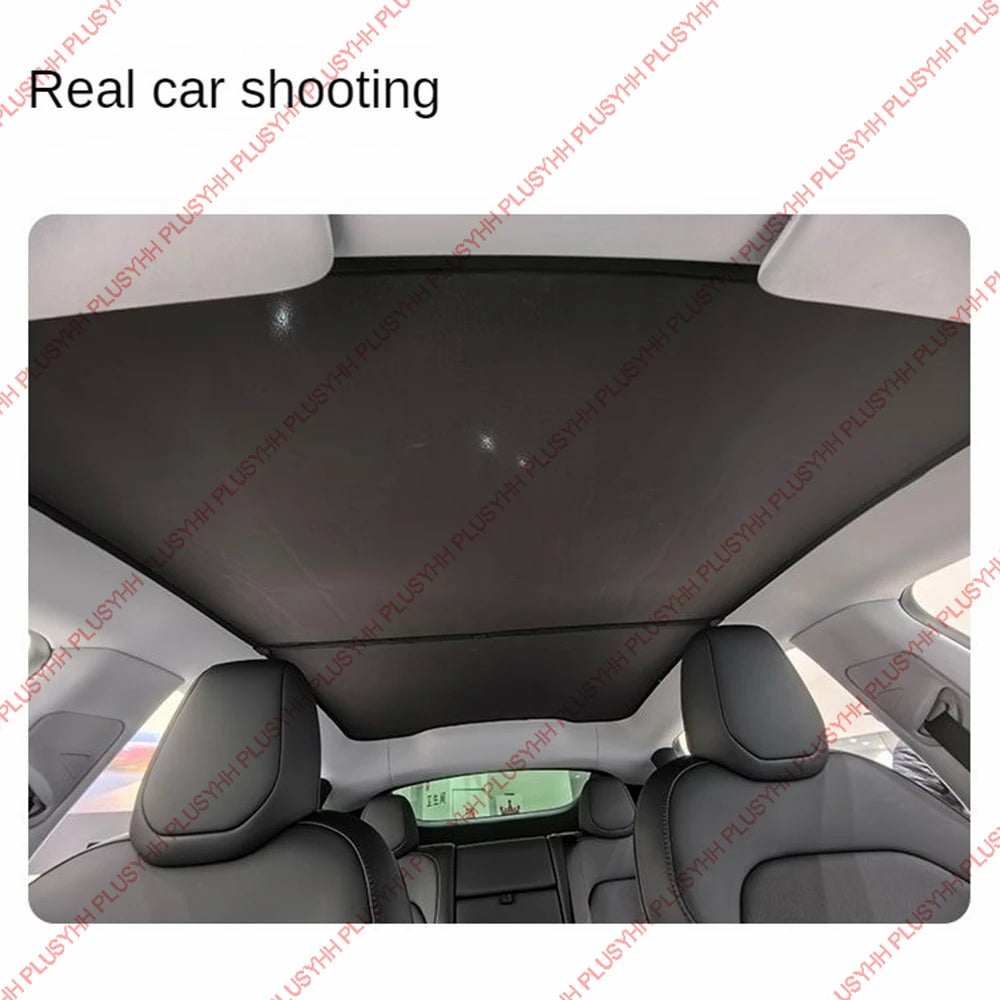 Juniper Sunshades Tesla Model Y Glass Shade Front Rear Skylight Insulation