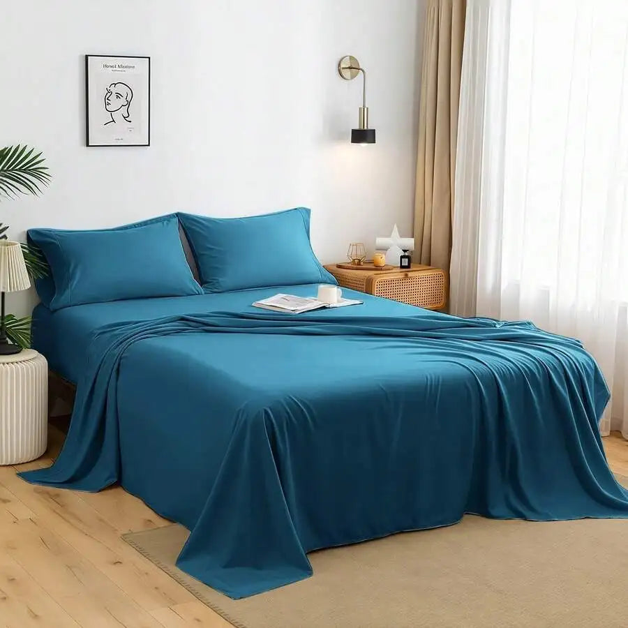 18 Inch Queen Sheets Deep Pocket 4 Piece Set