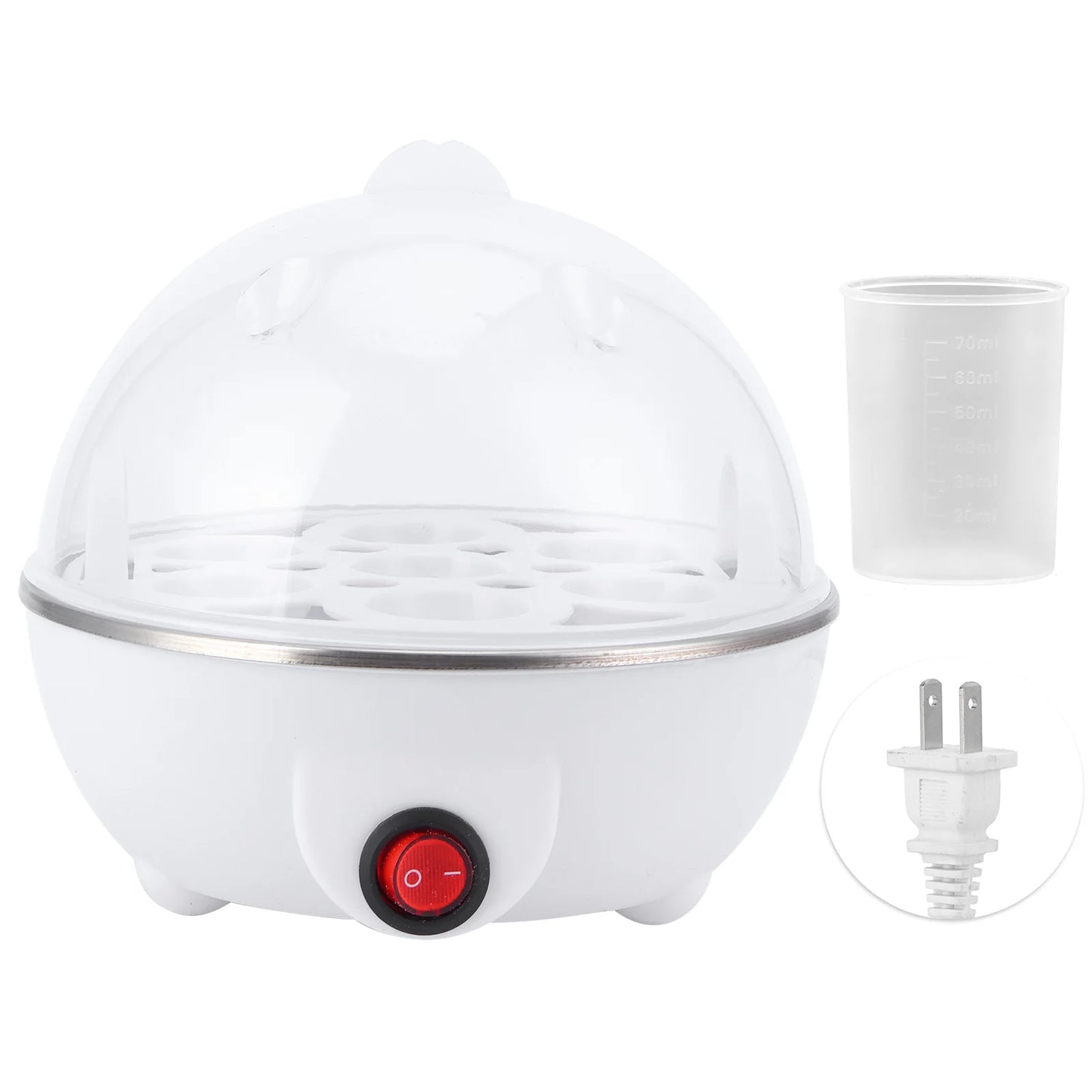 Romellar Electric Egg Boiler Multifunctional Cooker Poacher for Kitchen