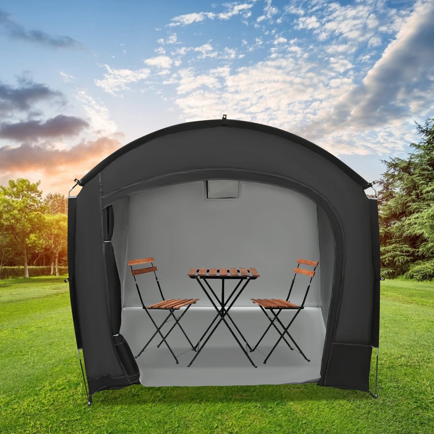 Portable Bike Shelter Waterproof Tent For One To Four Bikes