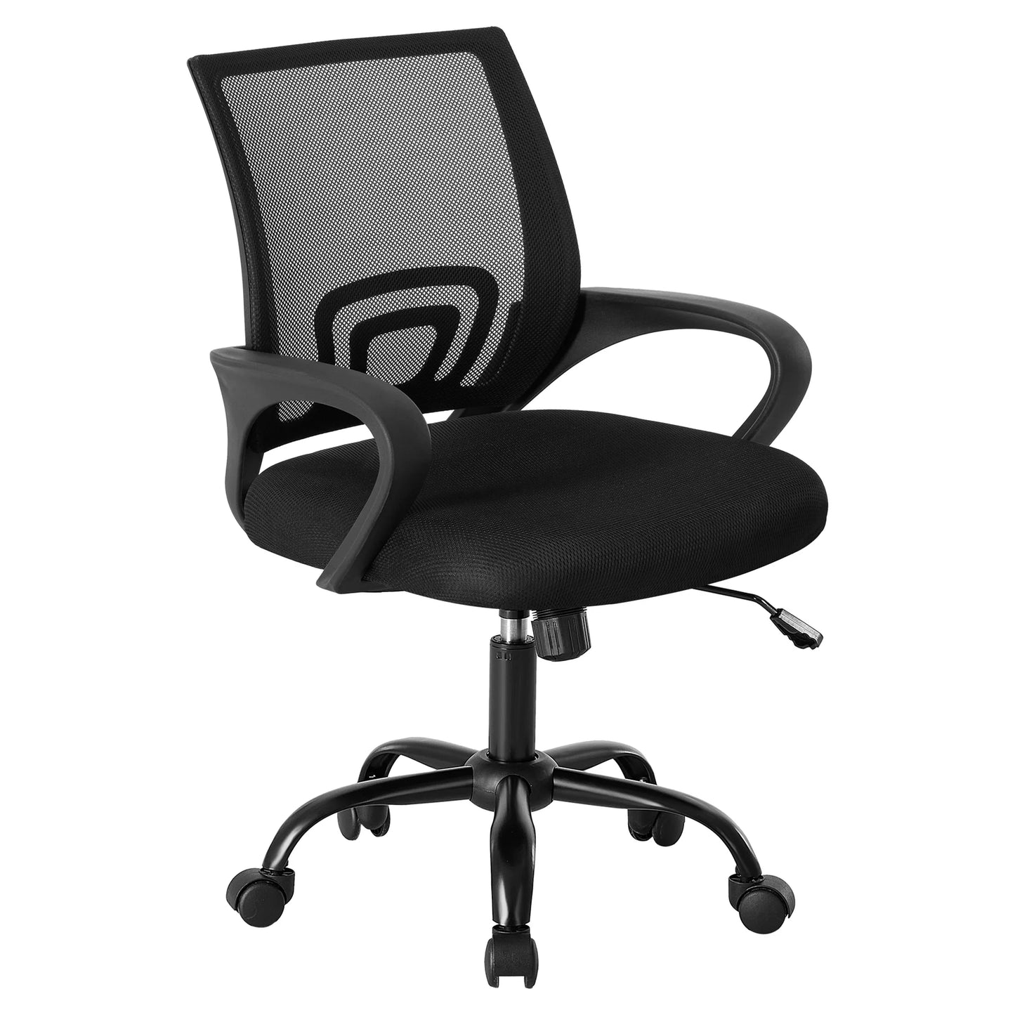 JHK Ergonomic Fixed Armrest Office Chair With Lumbar Support Rocking