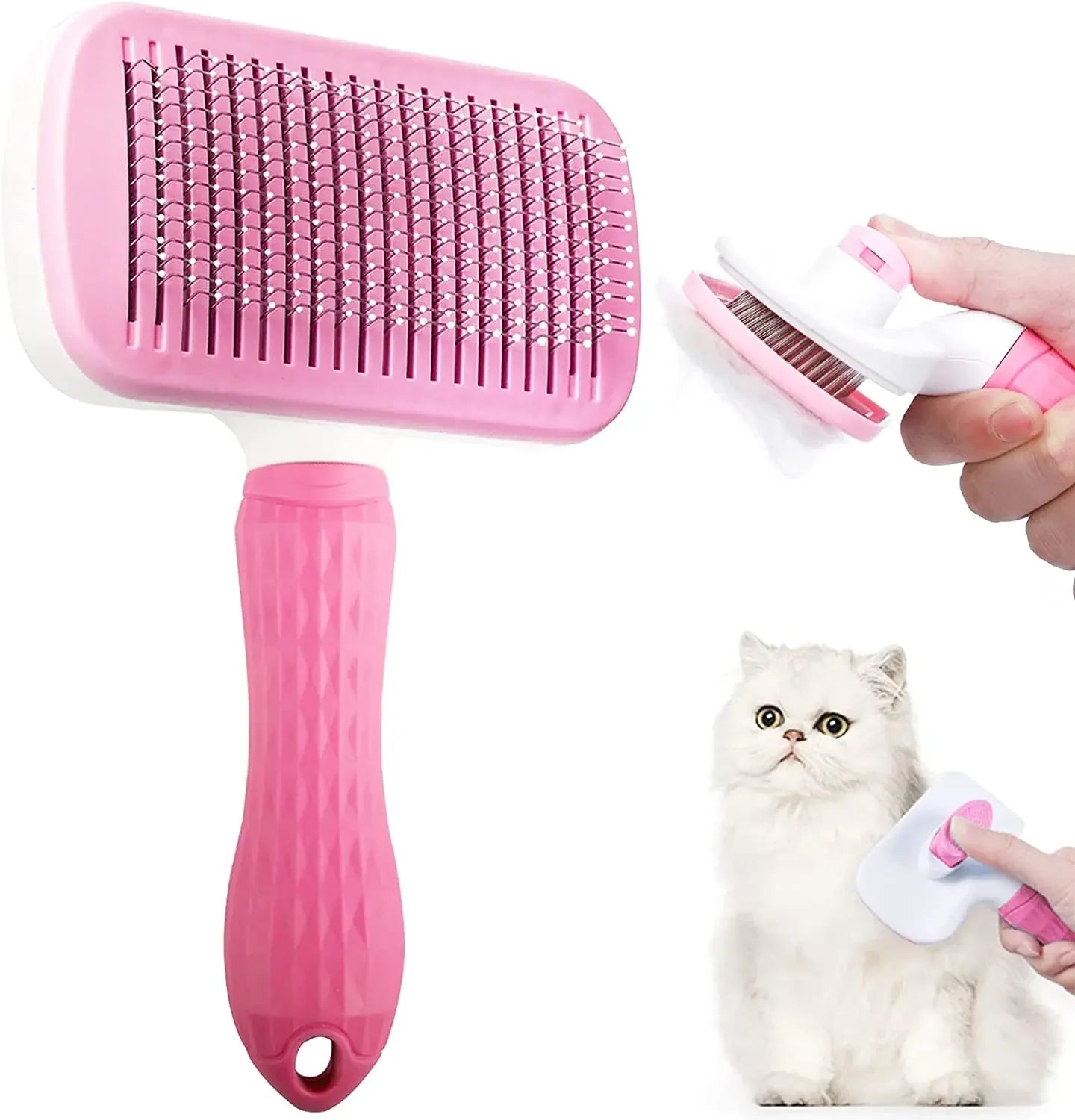 Dog Hair Remover Brush For Long Haired Pets Grooming Comb
