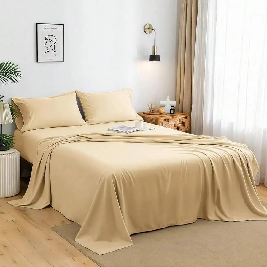 18 Inch Queen Sheets Deep Pocket 4 Piece Set