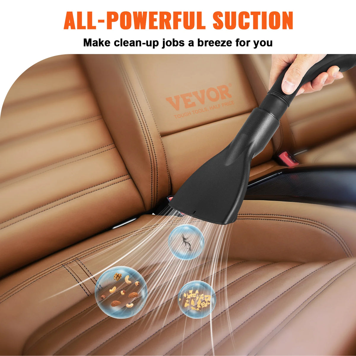 SucceBuy Wet Dry Shop Vacuum With HEPA Filter Blowing Function