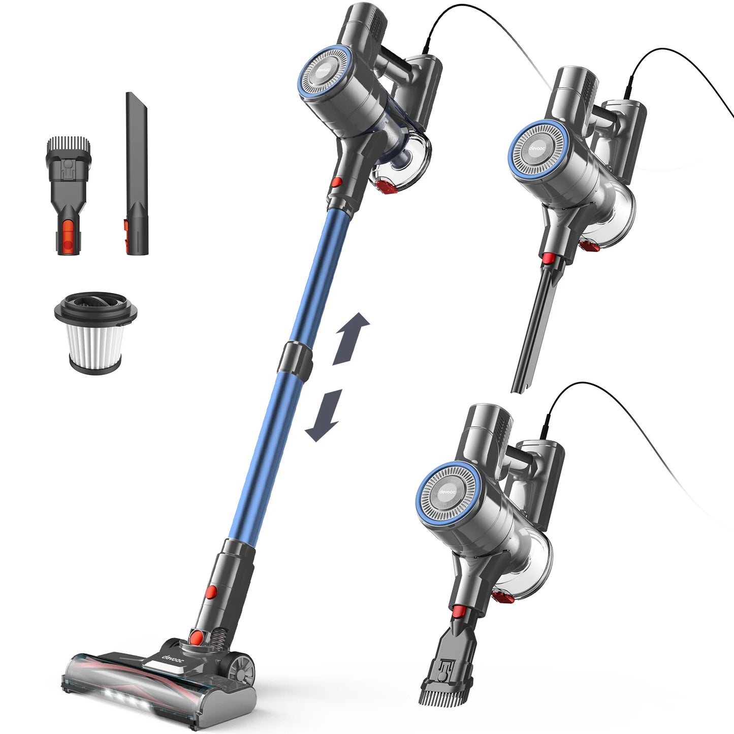 INSE I8 Corded Vacuum Cleaner 6in1 Lightweight For Pet Hair