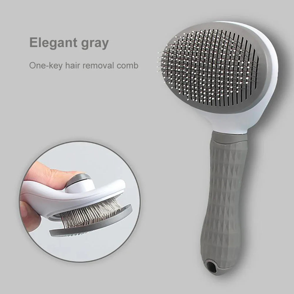 Dog Hair Remover Brush For Long Haired Pets Grooming Comb