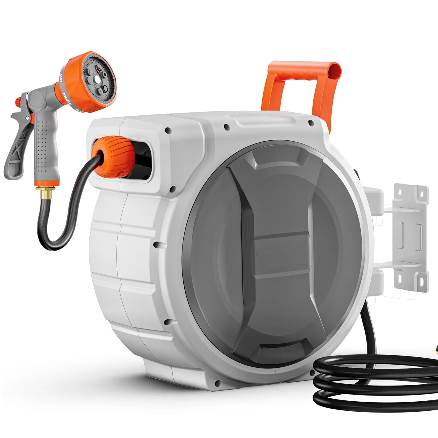 Succebuy Retractable Garden Hose Reel With Nine Patterns Nozzle
