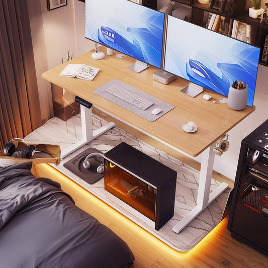 JHK Electric Standing Desk Height Adjustable Sit Stand Workstation