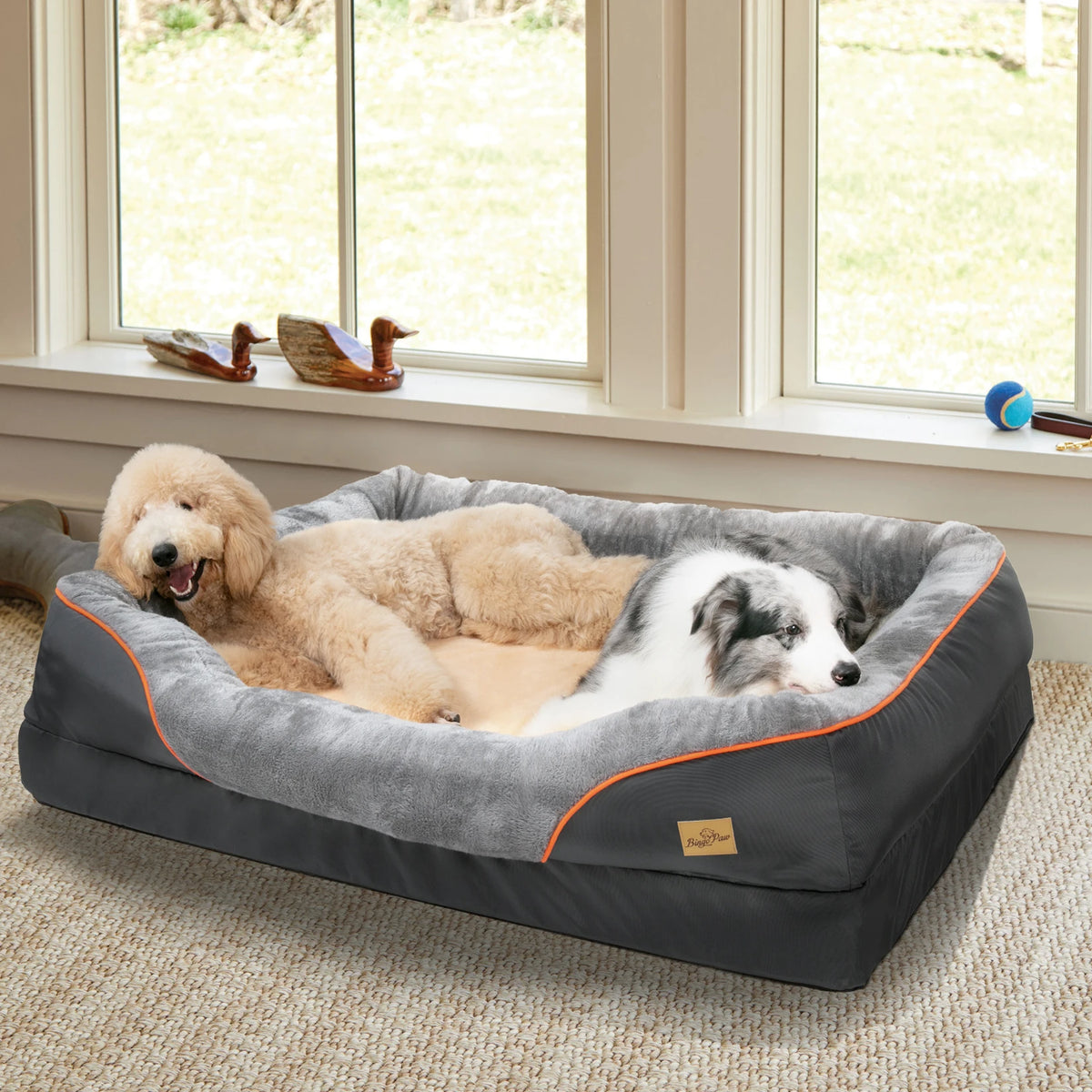 Bingopaw Removable Cover Large Dog Bed Warm Fleece