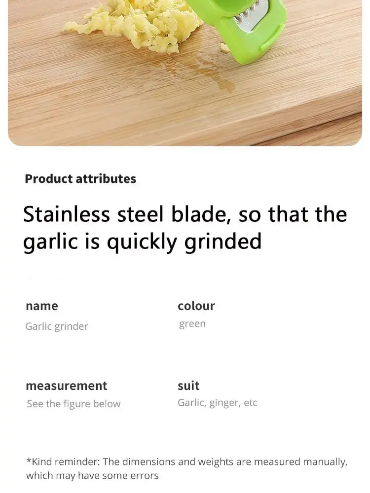 Creative Manual Mini Garlic Grinder Kitchen Masher