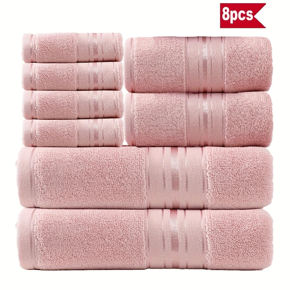 Majestic Plush 8 Piece Luxury Towel Set