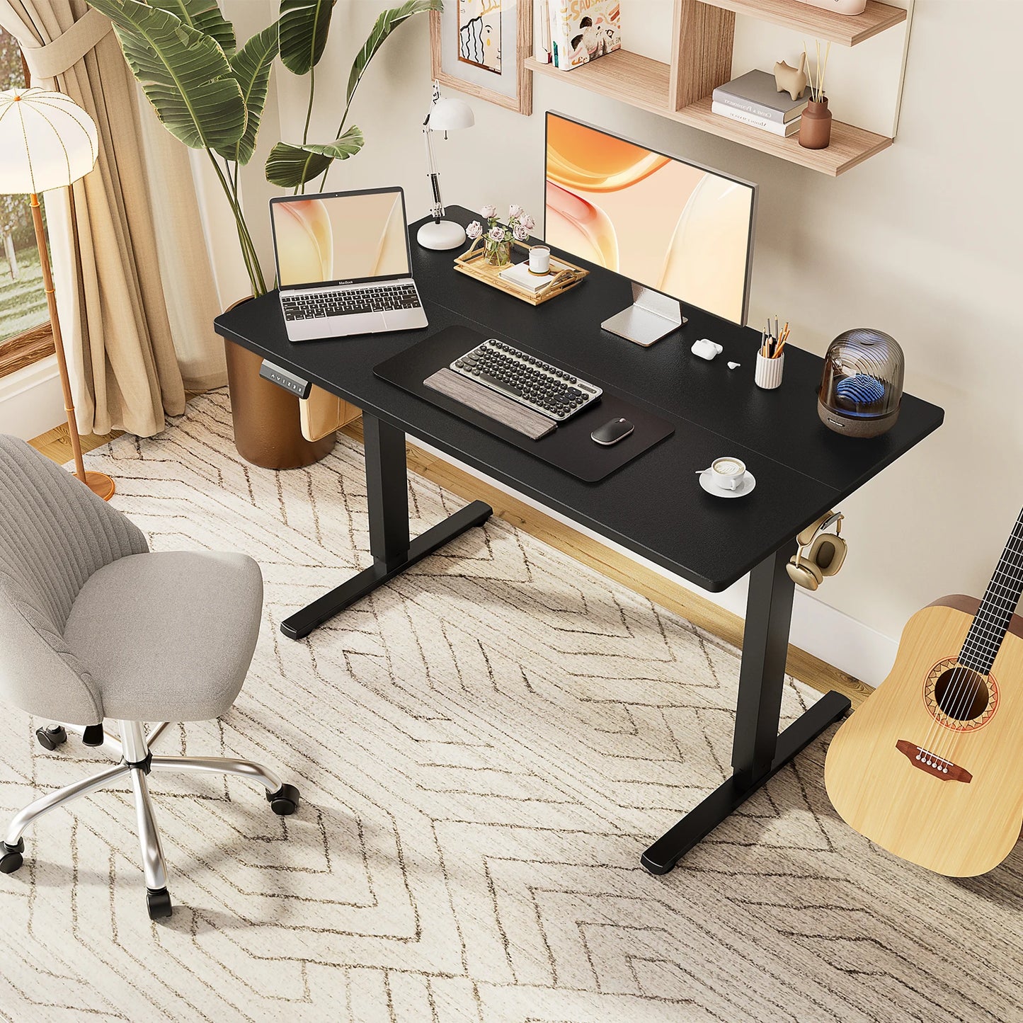 JHK Ergonomic Electric Standing Desk Height Adjustable Computer Desk