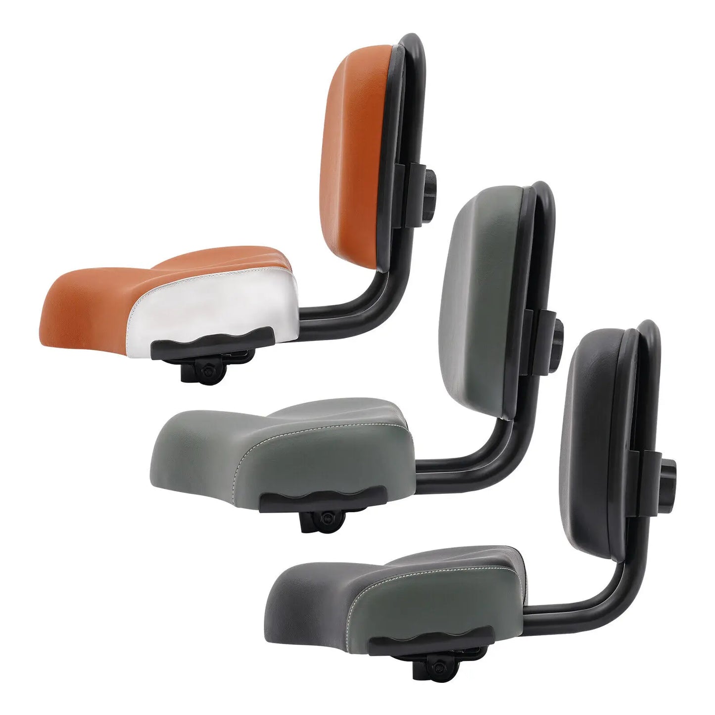 Tricycle Saddle Seat With Back Support For Bicycle