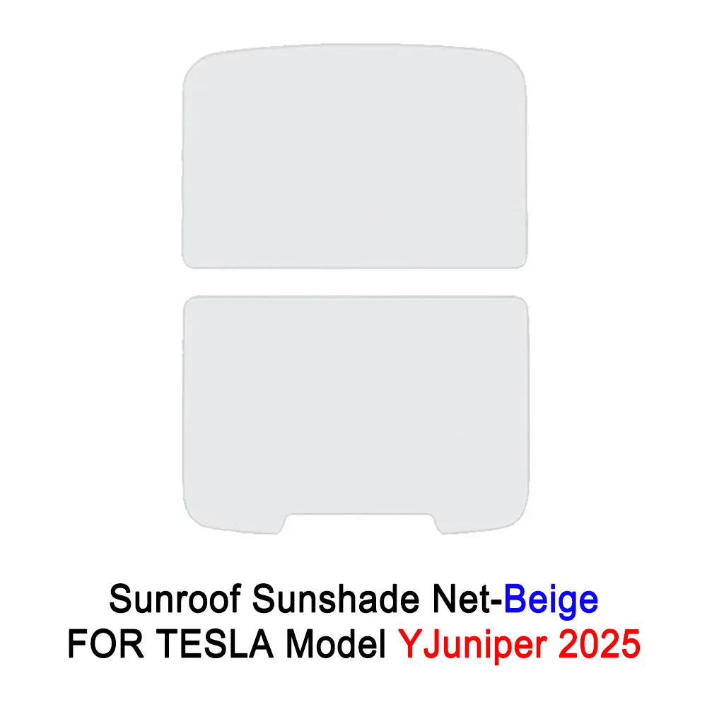 Juniper Sunshades Tesla Model Y Glass Shade Front Rear Skylight Insulation