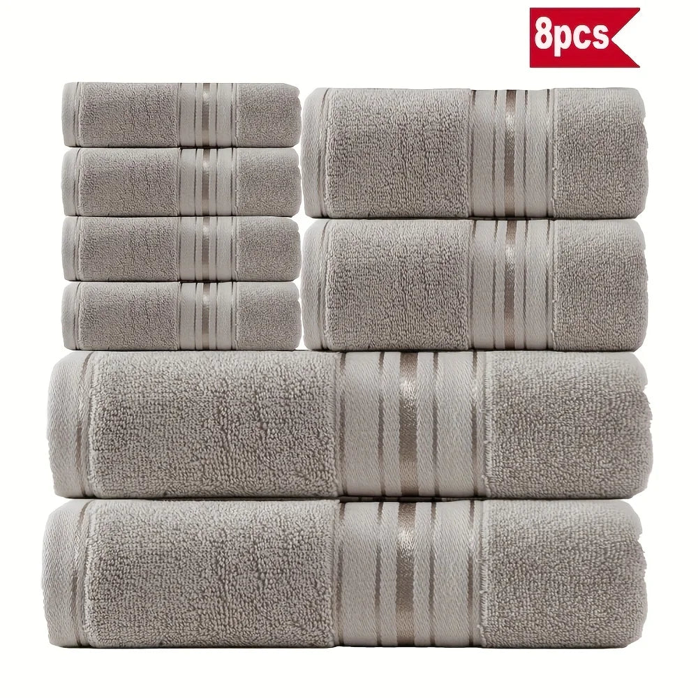Majestic Plush 8 Piece Luxury Towel Set