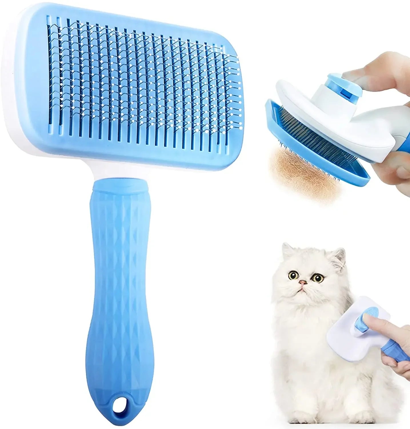 Dog Hair Remover Brush For Long Haired Pets Grooming Comb