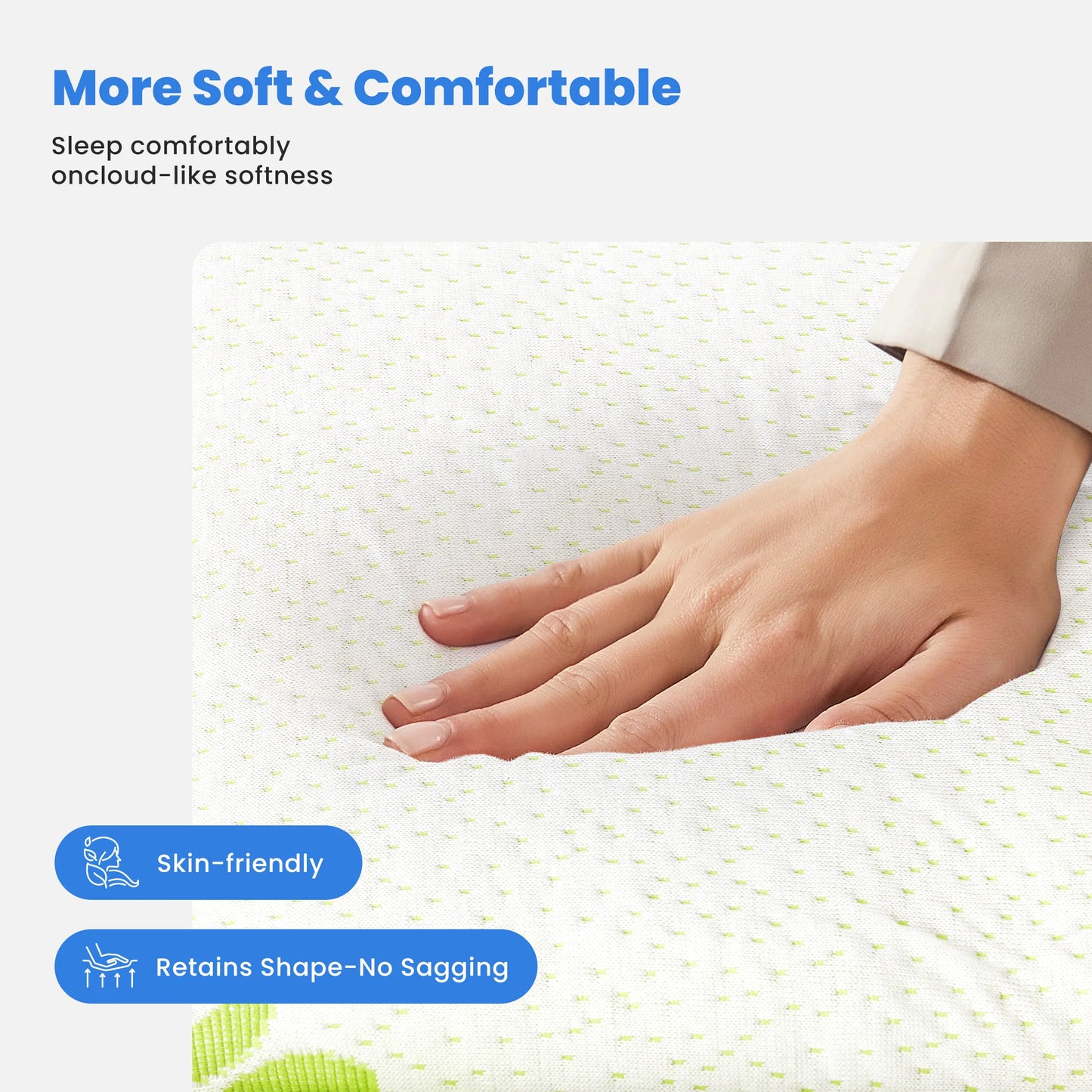 Mcq 400g Bamboo Viscose Mattress Topper Pillow Pad
