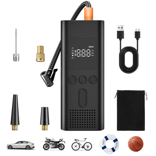 Portable Electric Bicycle Air Pump For MTB And Road Bikes